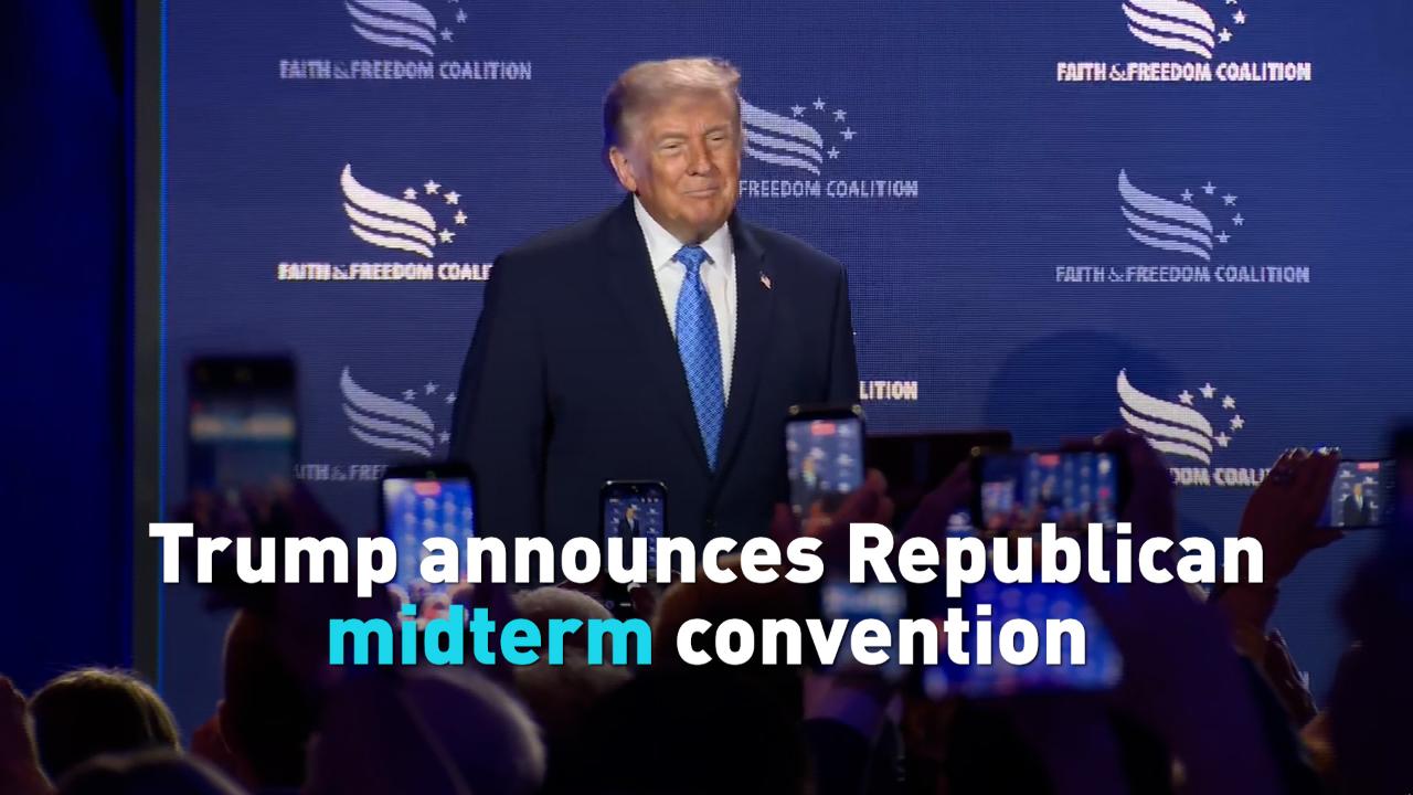 Trump Announces First Republican Midterm Convention