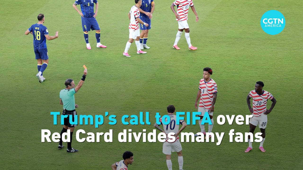 Trump’s call to FIFA over Red Card divides many fans