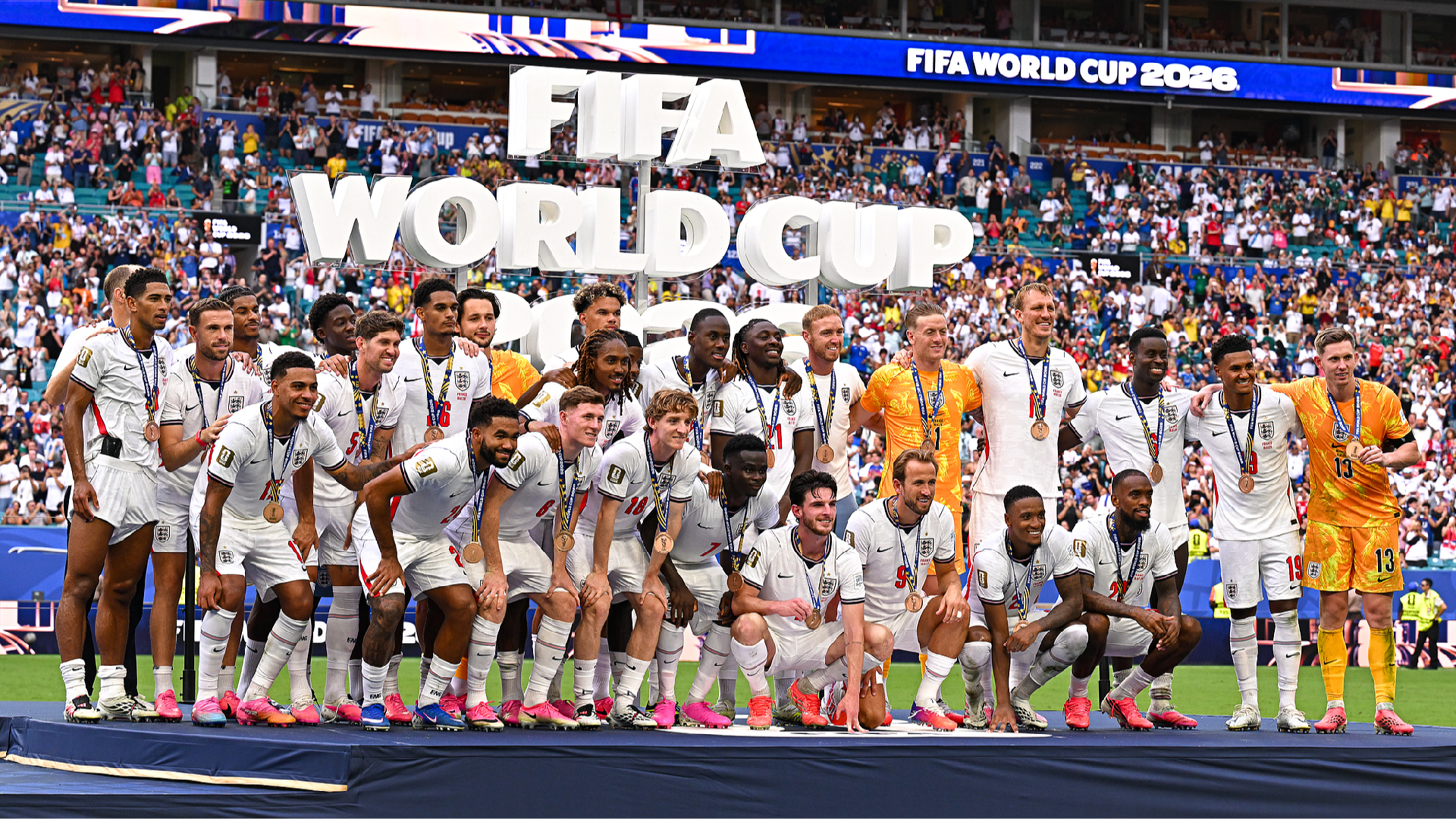 Saka's hat-trick helps England beat France 6-4 to finish in third place at World Cup