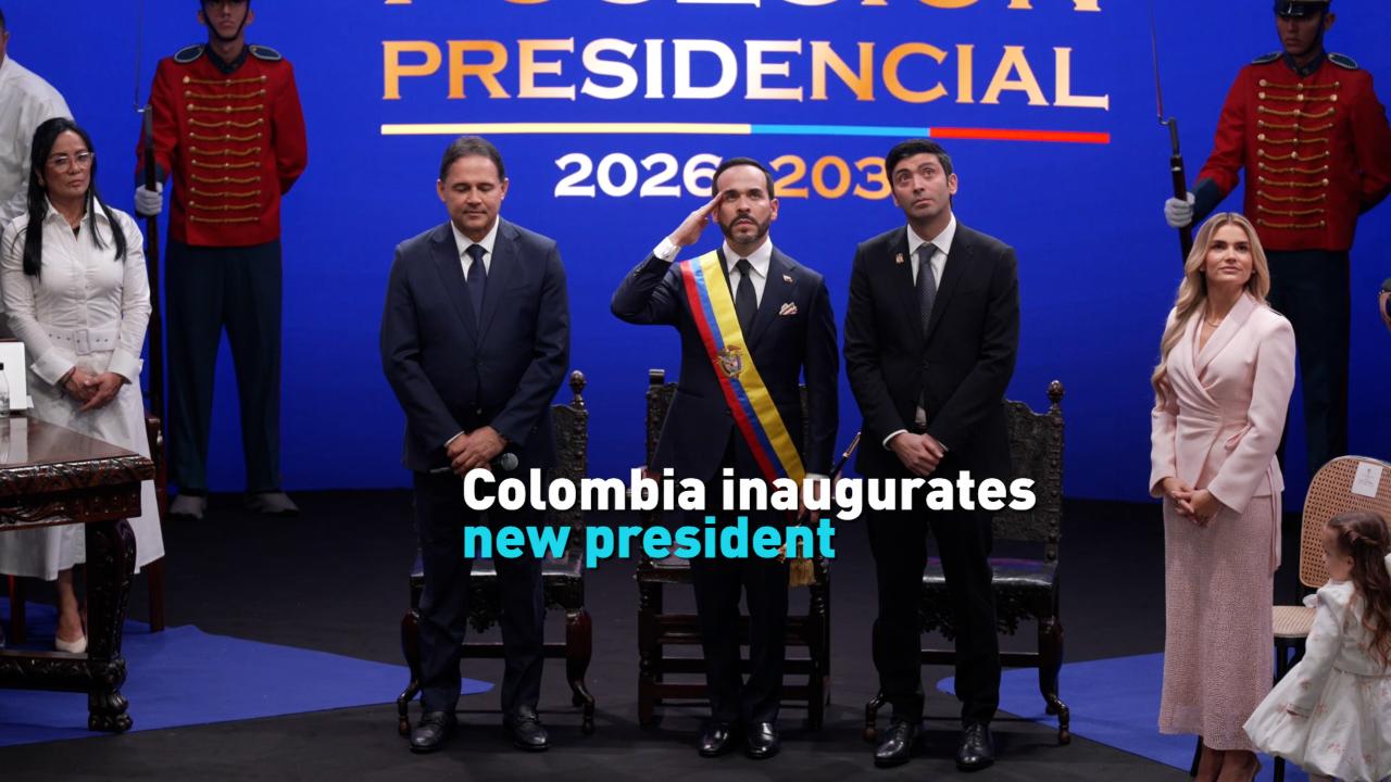 Colombia inaugurates conservative lawyer Abelardo De La Espriella as new president