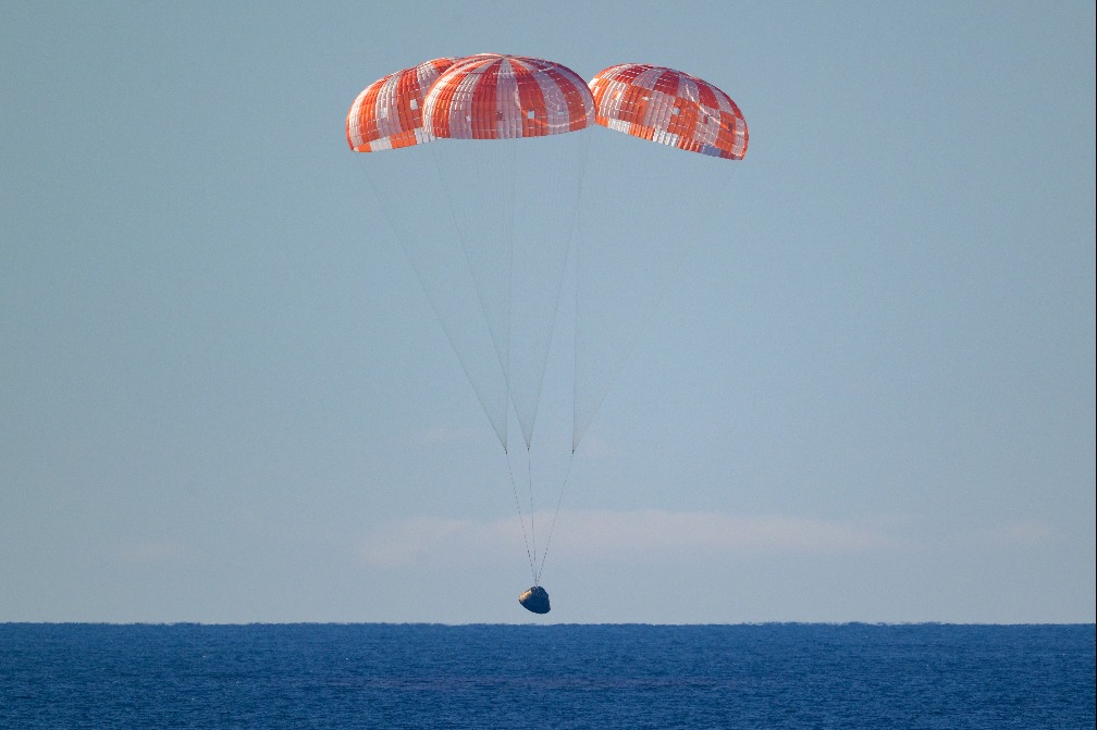 NASA's Artemis II splashes down off southern US California coast