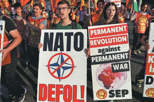 NATO's push for higher defense budgets decried