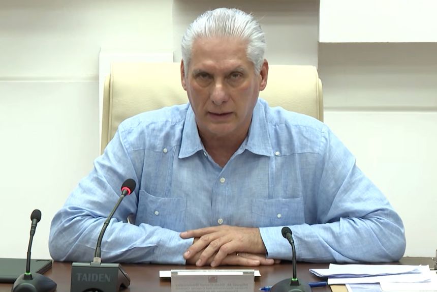 Cuban president says talks held with the United States amid intense pressure from Trump