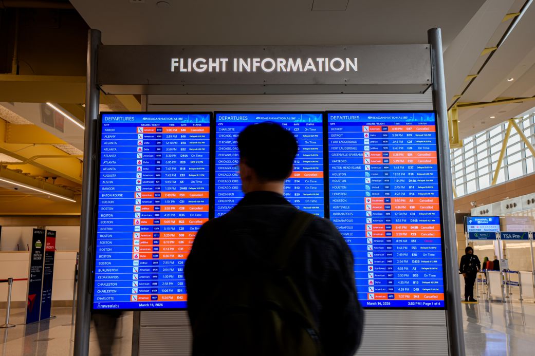 Unpaid TSA workers, mounting wait times strain airports during shutdown