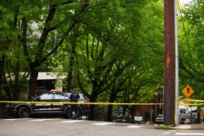 Person found dead in vehicle with evidence of explosive device after crash into Oregon health club, police say