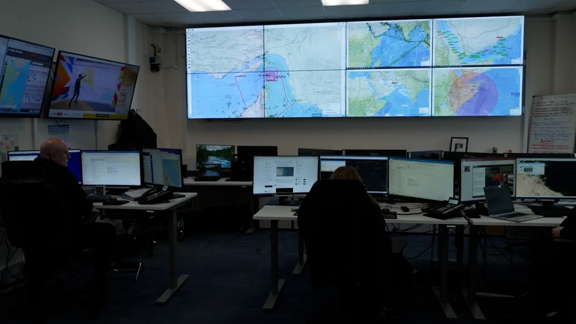 This tiny center in a UK seaside town is the first place vessels under attack in the Persian Gulf call