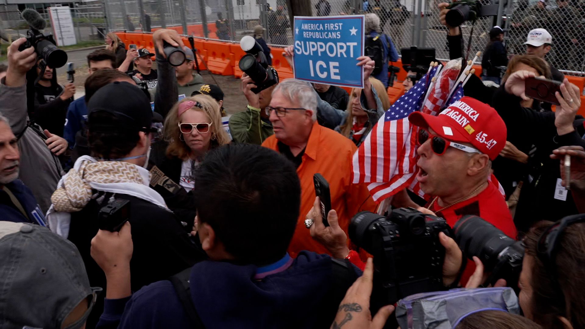 After weekend clashes, protests continue under curfew near Newark ICE facility