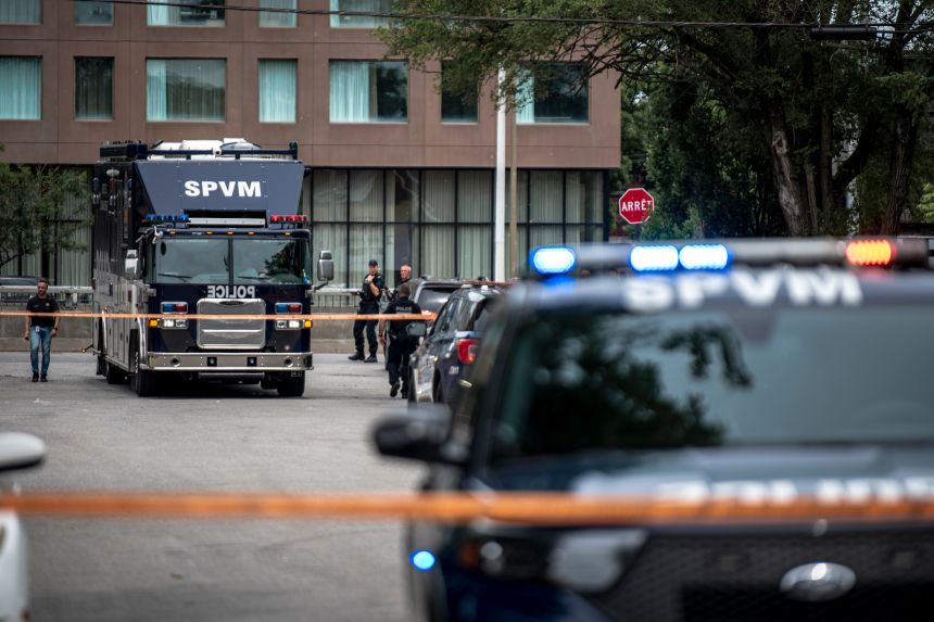 Officer among 2 killed in a Montreal shooting that sources say appeared to target police. Suspect is also dead