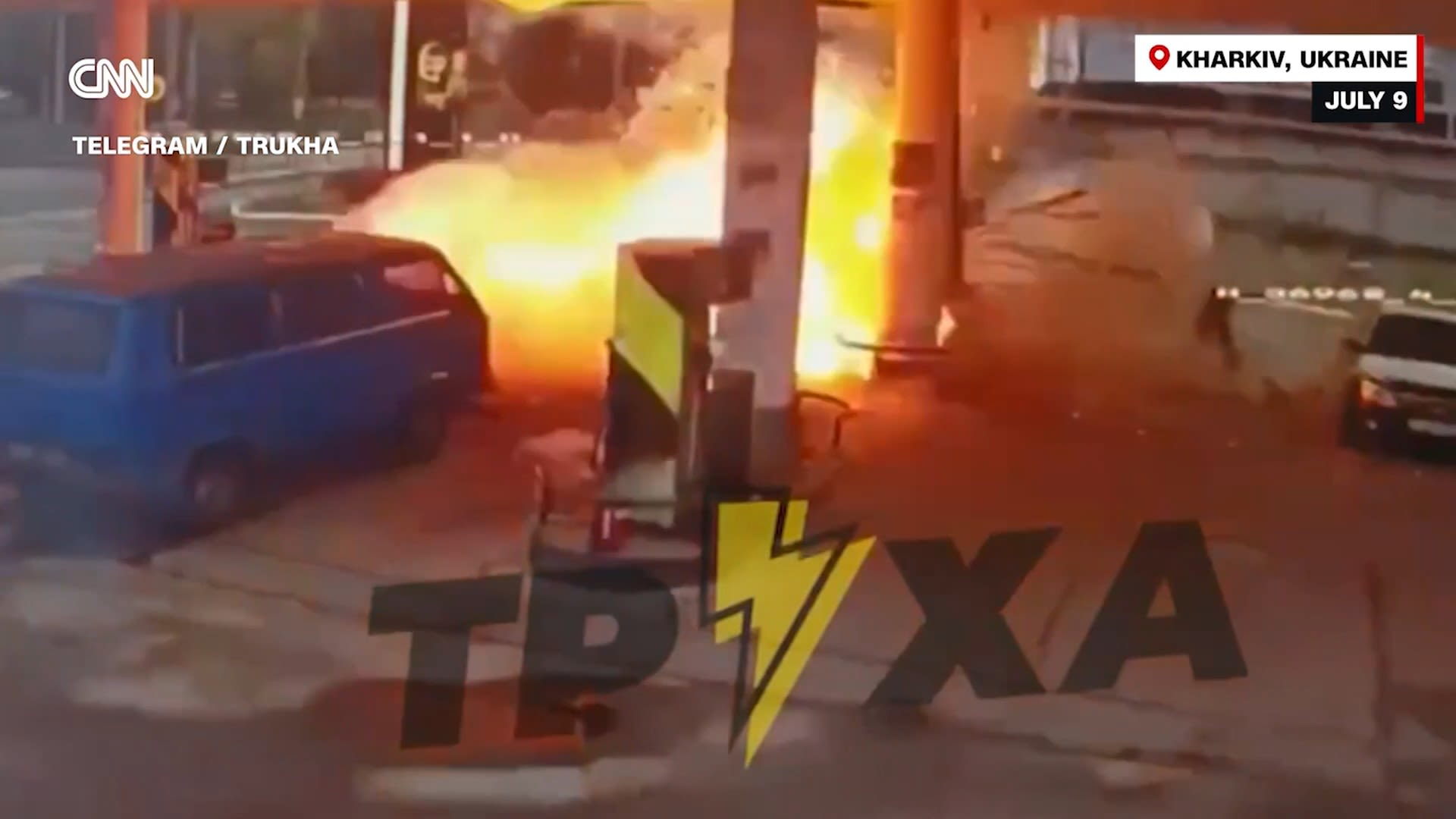 Now Russia and Ukraine are fighting it out on the gas station forecourt