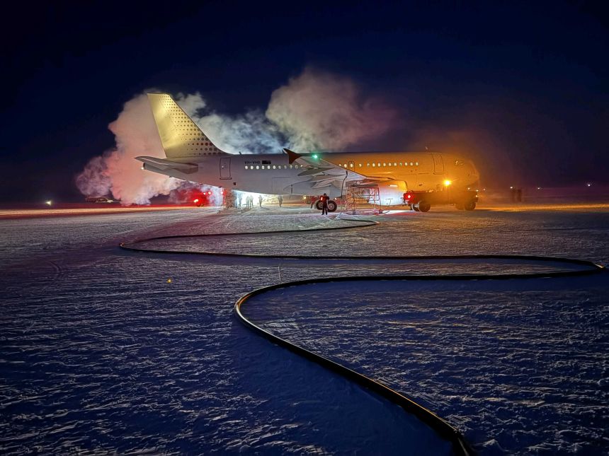 US citizen flown out of Antarctica in daring mid-winter rescue mission