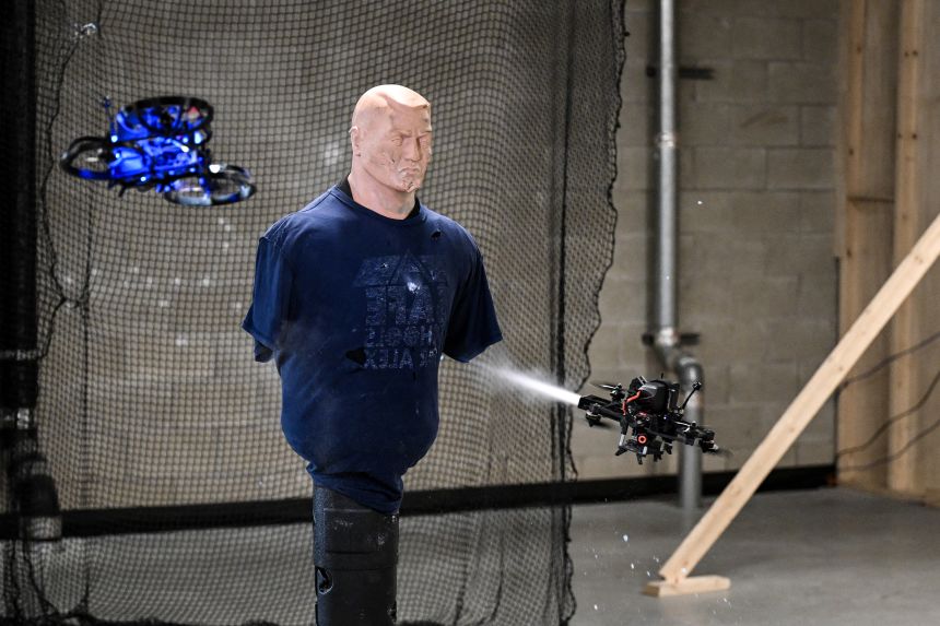 Drones are the latest buzzy tech aimed at stopping a school shooting. They’re part of a billion-dollar industry