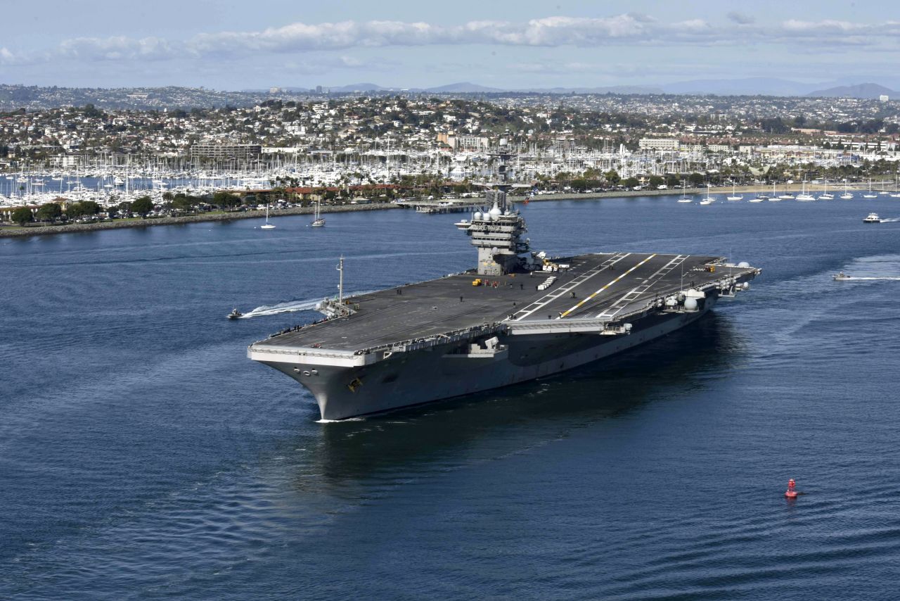 USS Theodore Roosevelt deploys as Trump touts sanctions to defeat Iran