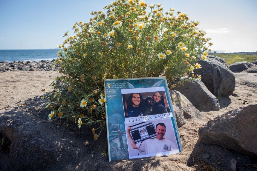 Three men sentenced to more than 158 years for the killings of Australian, US surfers in Mexico