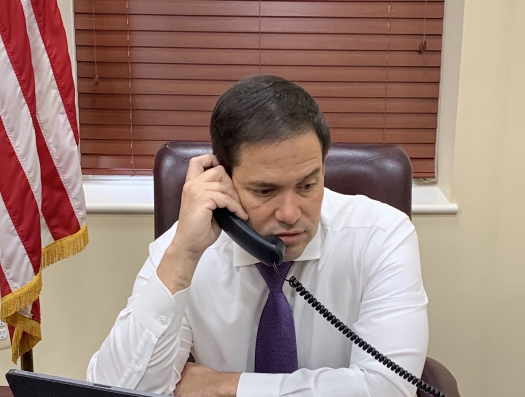 Delcy Rodríguez receives phone call from US Secretary of State Marco Rubio