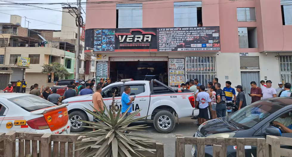 Trujillo: Asesinan a balazos a un hombre en una tienda de autopartes (VIDEO)