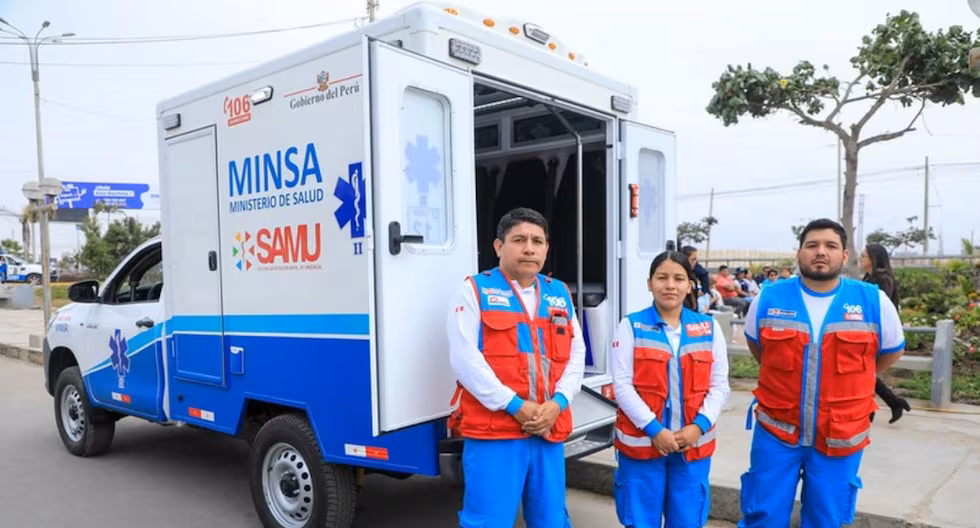Minsa activa operativo del SAMU por Navidad y Año Nuevo con 28 ambulancias en Lima. (Foto: Minsa)