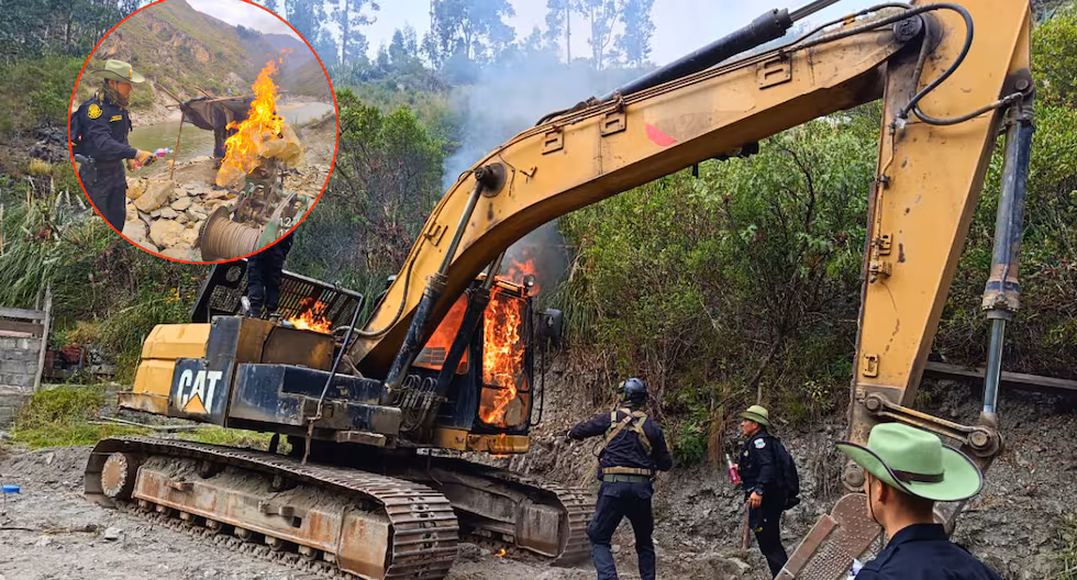 Huánuco: Destruyen maquinaria por más de S/1.2 millones de mineros ilegales