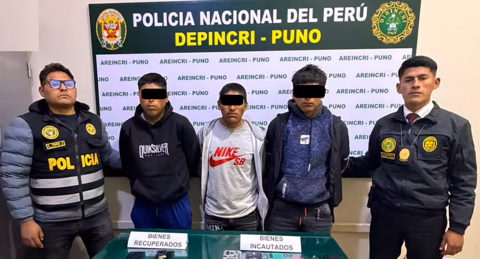 Puno: Cae banda “Los Gatilleros de Paucarcolla” implicada en asaltos con arma