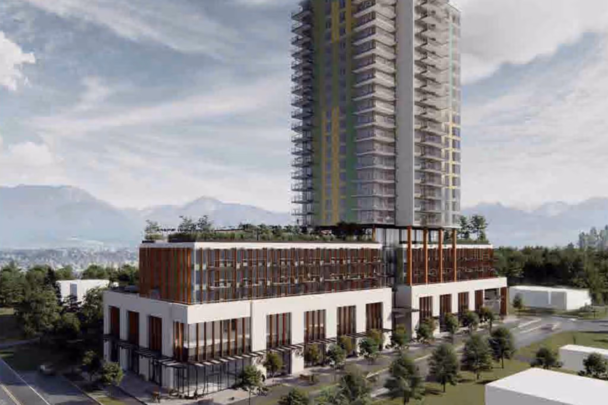 25-storey tower proposed for SkyTrain's future Hillcrest-184 Street Station in Surrey