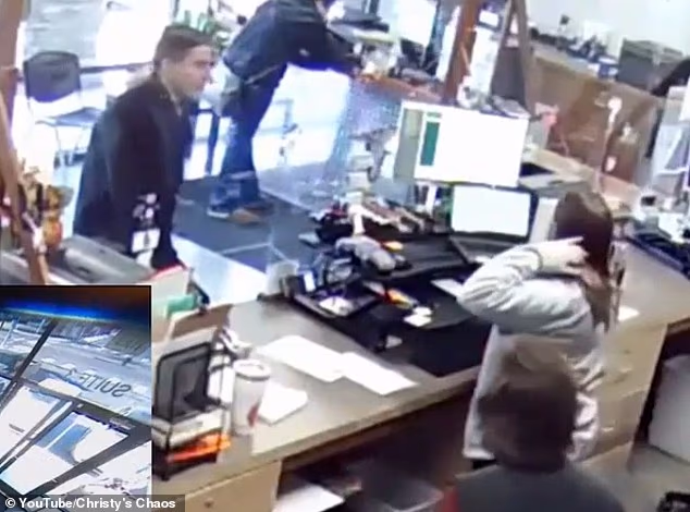 Eerie new video shows Bryan Kohberger casually stroll into DMV in fruitless attempt to evade police after brutal murders