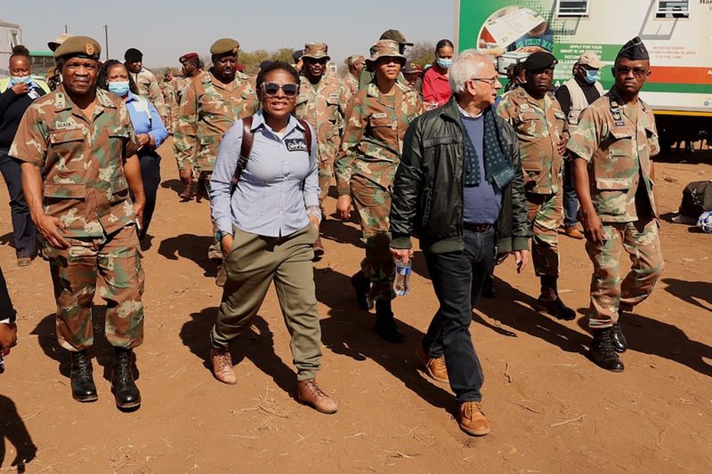 The other violence: While South Africa watched the marches, the state built a camp