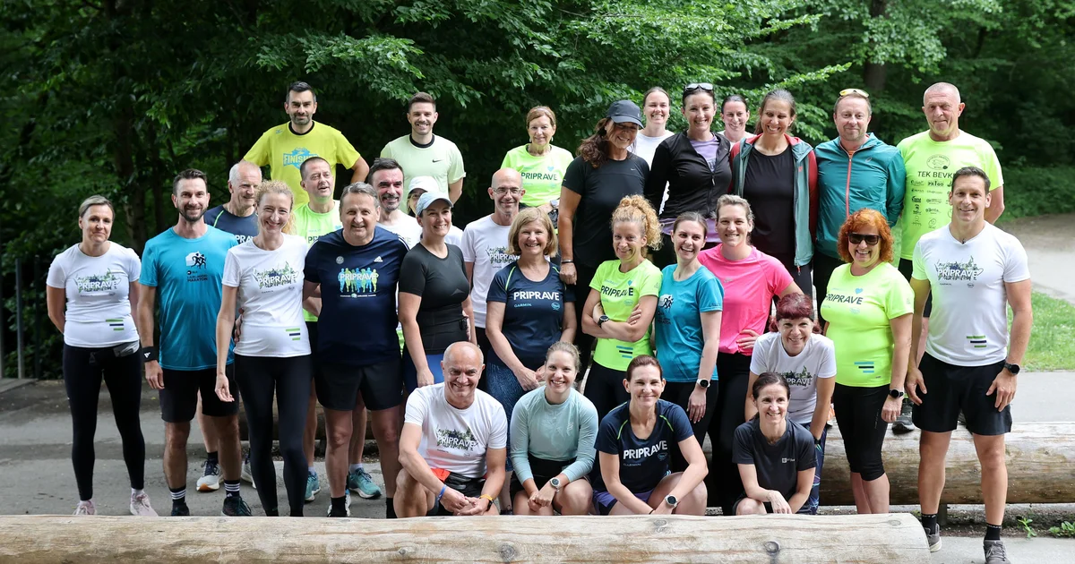 High schooler, student, and 70-year-old train together for the Ljubljana Marathon