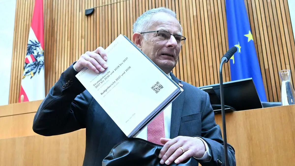 Marterbauer verteidigt Doppelbudget gegen Kritik