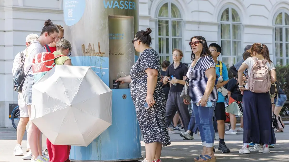 Wasserverbrauch in Wien geht nach Höchststand wieder zurück