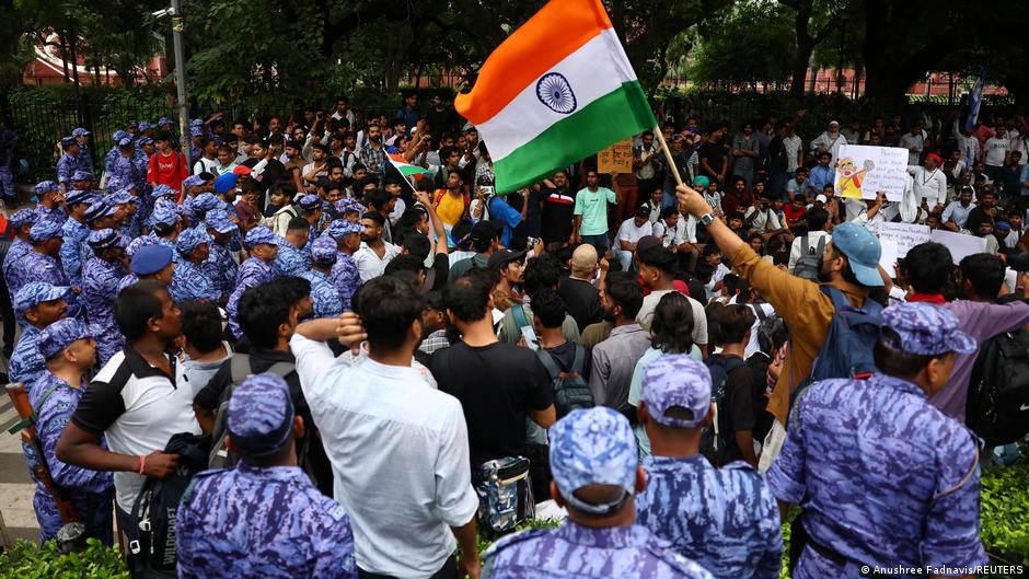 Cockroach Janta Party protesters march on Indian parliament in Modi challenge