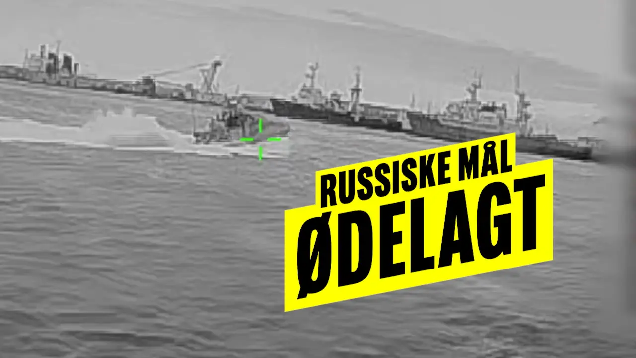 Efterretningstjeneste deler video: Russiske mål ødelagt