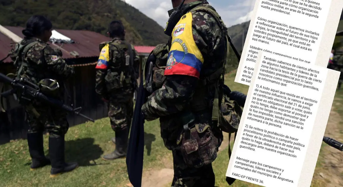 Exclusivo | “Se prohibe hacer campaña por la ultraderecha”: el chat con el que disidencias de Farc intimidan a votantes en Antioquia