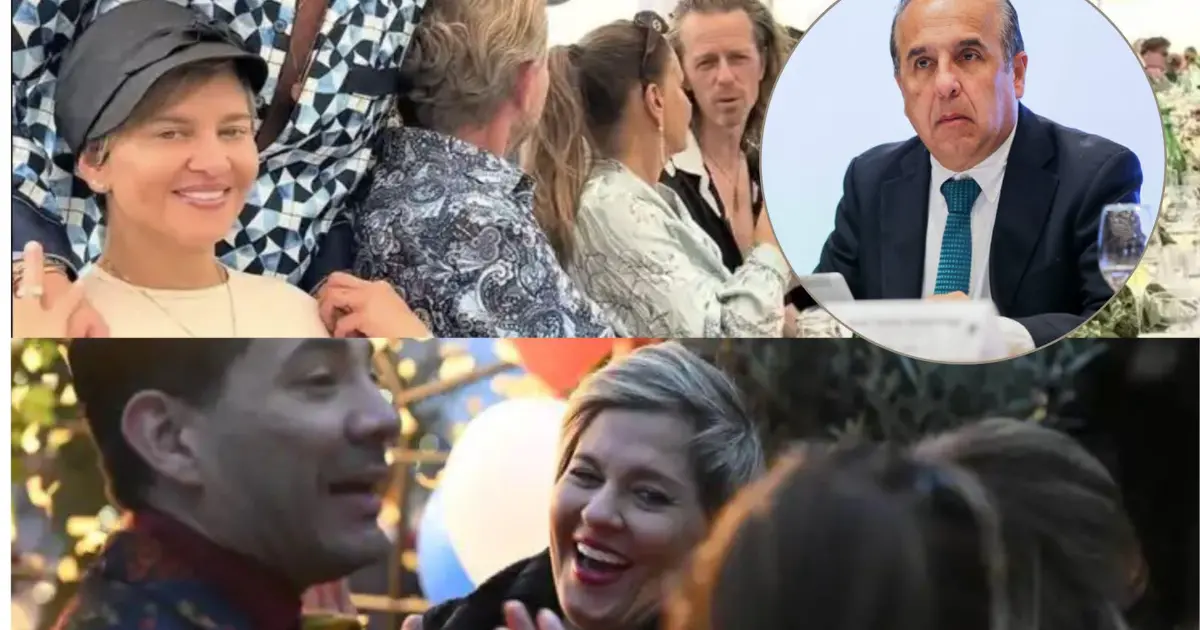 El embajador de Colombia en Suecia, Guillermo Reyes, habla de las fiestas de Verónica Alcocer en Estocolmo. Foto: cortesía diario Expressen y Colprensa
