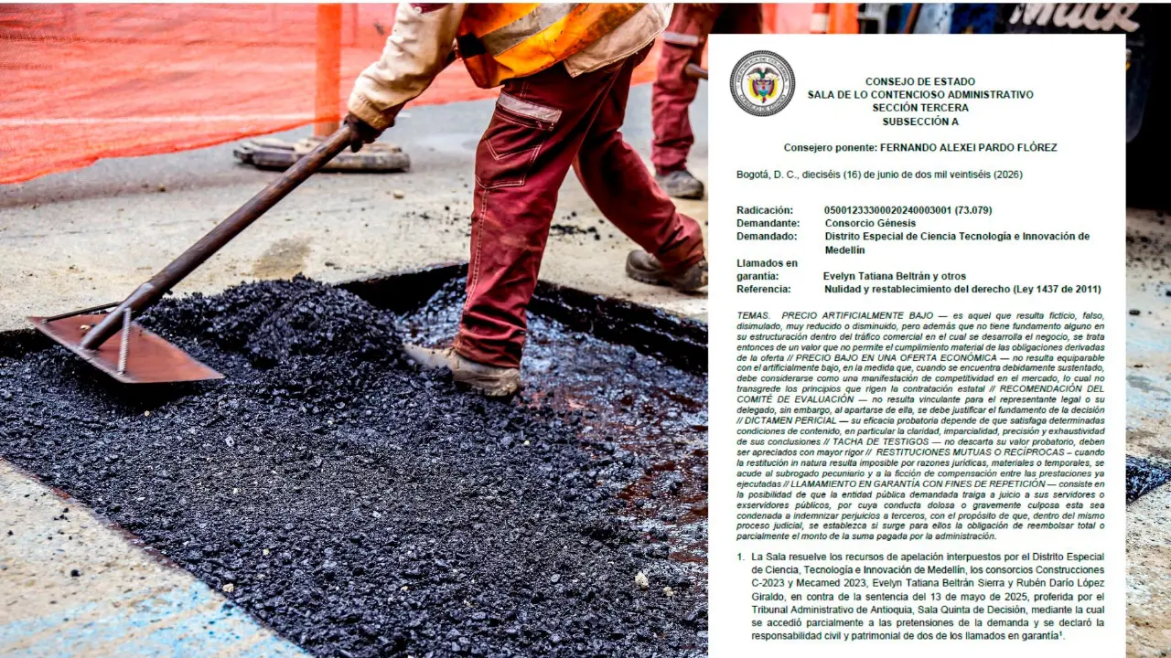 Consejo de Estado anuló contrato de $70.000 millones de alcaldía Quintero: exsecretaria deberá pagar millonaria multa