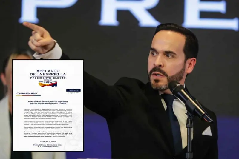 Los cuatro innegociables de Abelardo para el empalme: desde cero corrupción hasta un “cambio de narrativa”