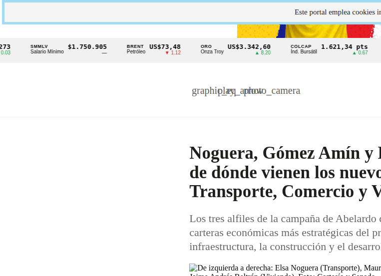 Noguera, Gómez Amín y Beltrán: ¿Quiénes son y de dónde vienen los nuevos ministros de Transporte, Comercio y Vivienda?