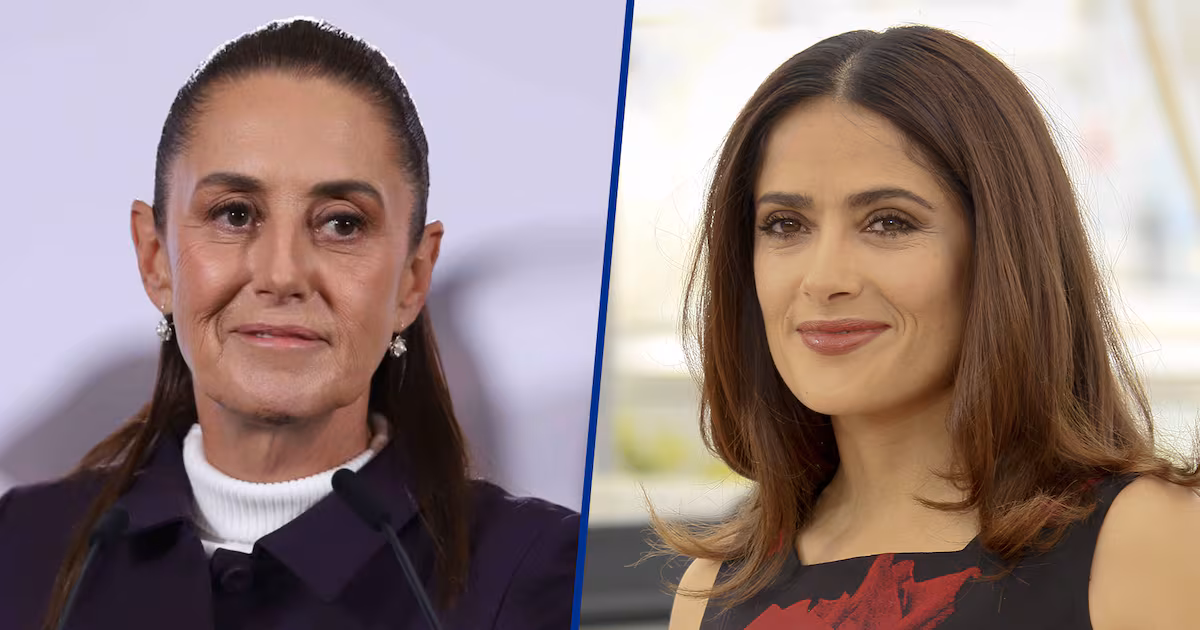 Mundial 2026: Sheinbaum aclara que Salma Hayek no acudió a ceremonia como representante del Gobierno