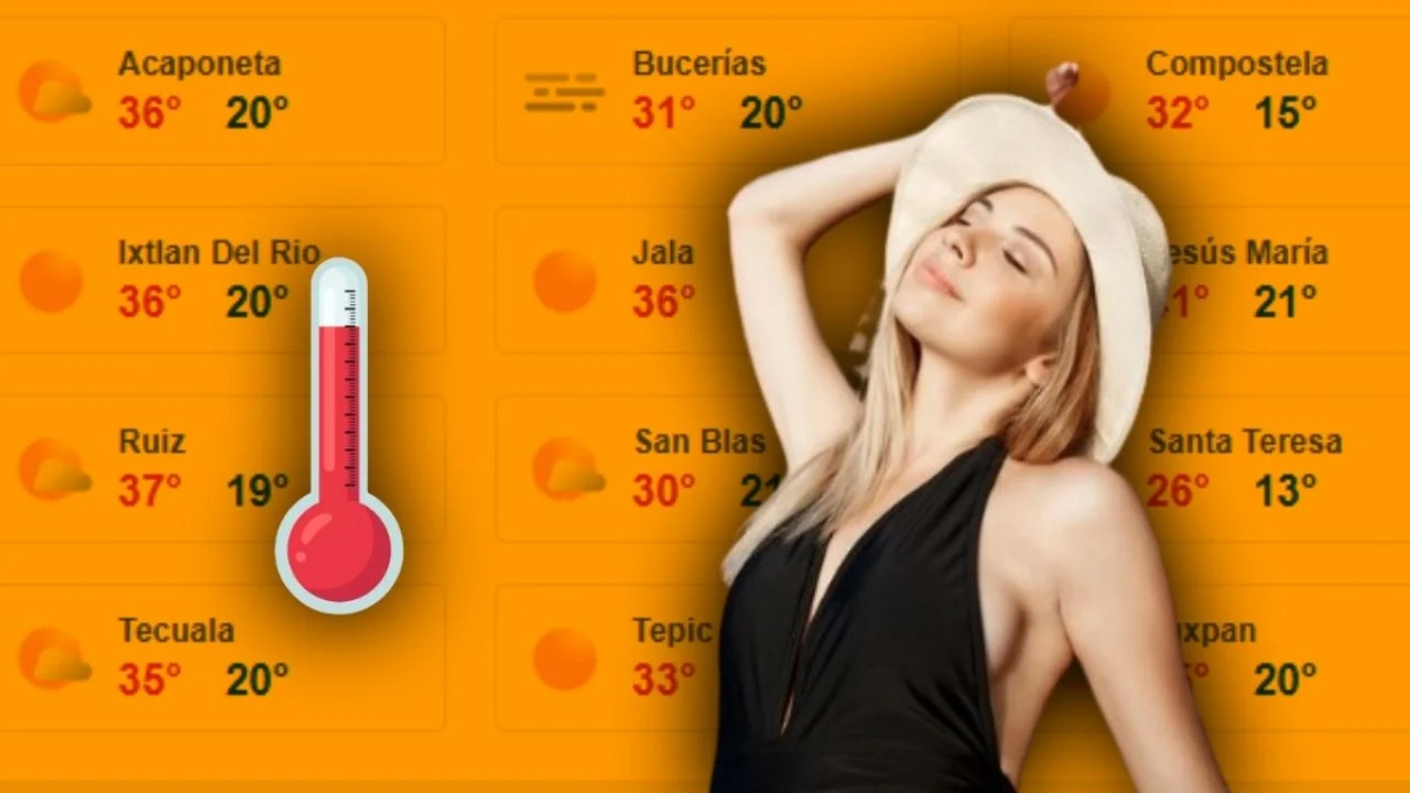 Calor extremo en Nayarit: Conagua prevé tolvaneras y vientos fuertes este jueves 7 de mayo