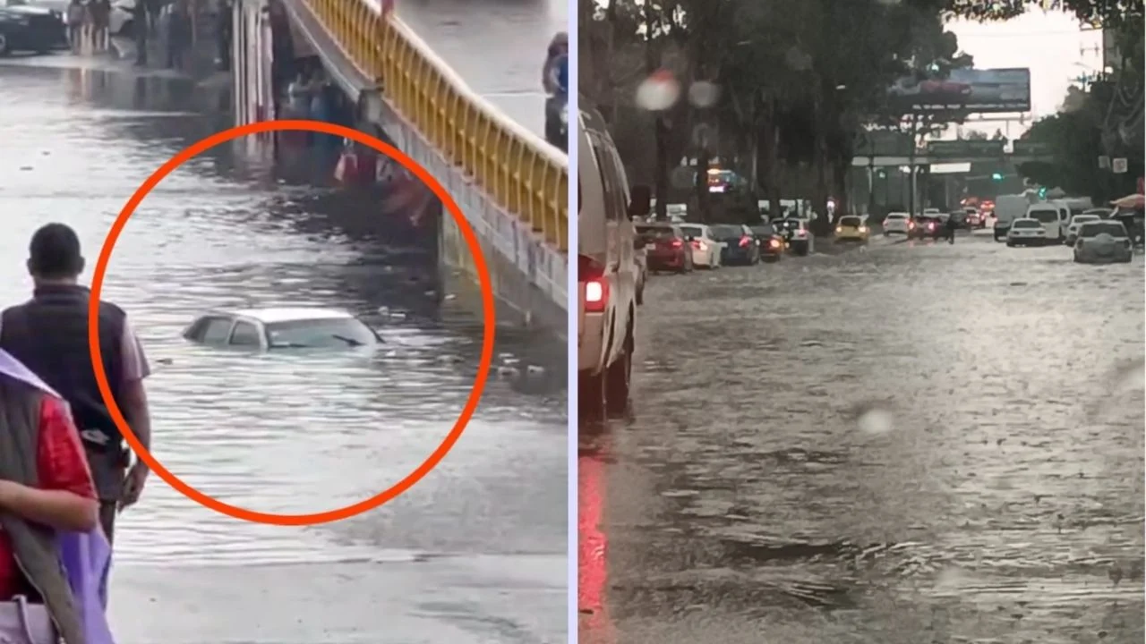 Miguel Hidalgo en CDMX y Los Reyes La Paz en Edomex, las zonas más afectadas por las lluvias de este sábado | VIDEOS