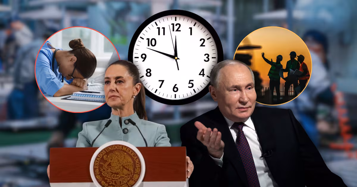 Mientras los mexicanos en 2030 tendrán una jornada laboral de 40 horas, en Rusia tienen prohibido excederse de ese tiempo y se dan 28 días de vacaciones a partir de los 6 meses