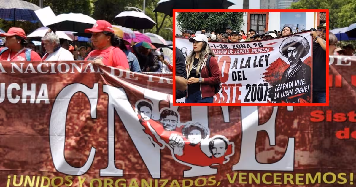 CNTE insistió en la abrogación de Ley del ISSSTE como condición para levantar su plantón y movilizaciones pero admite desgaste físico y económico