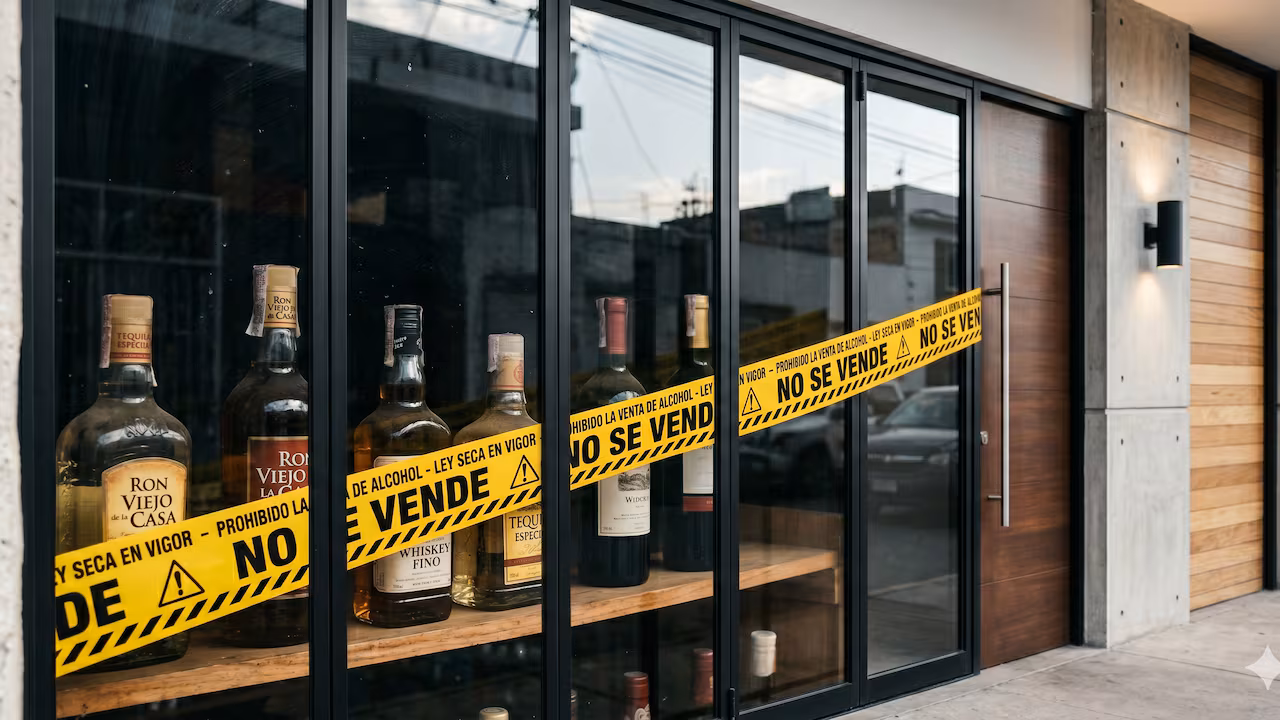 La ley seca en Cali y en Colombia regirá desde las 6 de la tarde del sábado 30 de mayo. Foto creada con Gemini AI