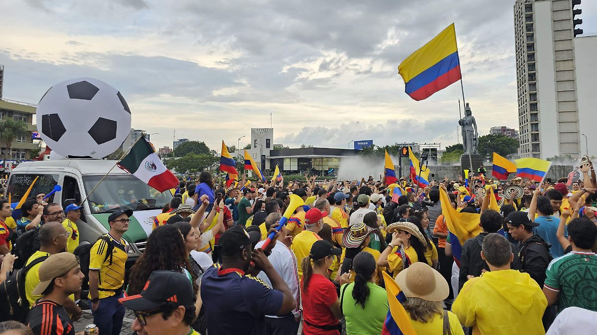 Colombia y Congo pintan de amarillo y azul Guadalajara