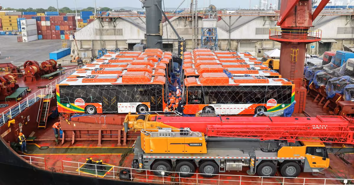 Transcaribe estrena flota: llegan a Cartagena los primeros buses de última tecnología