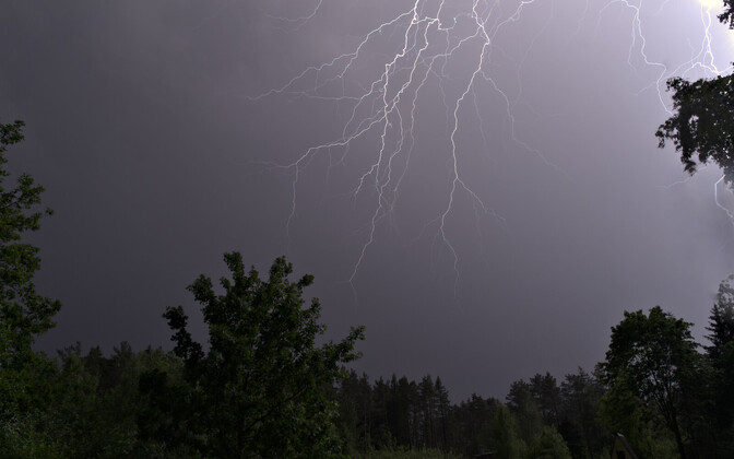 Hiiumaa left without power on Friday due to thunderstorm