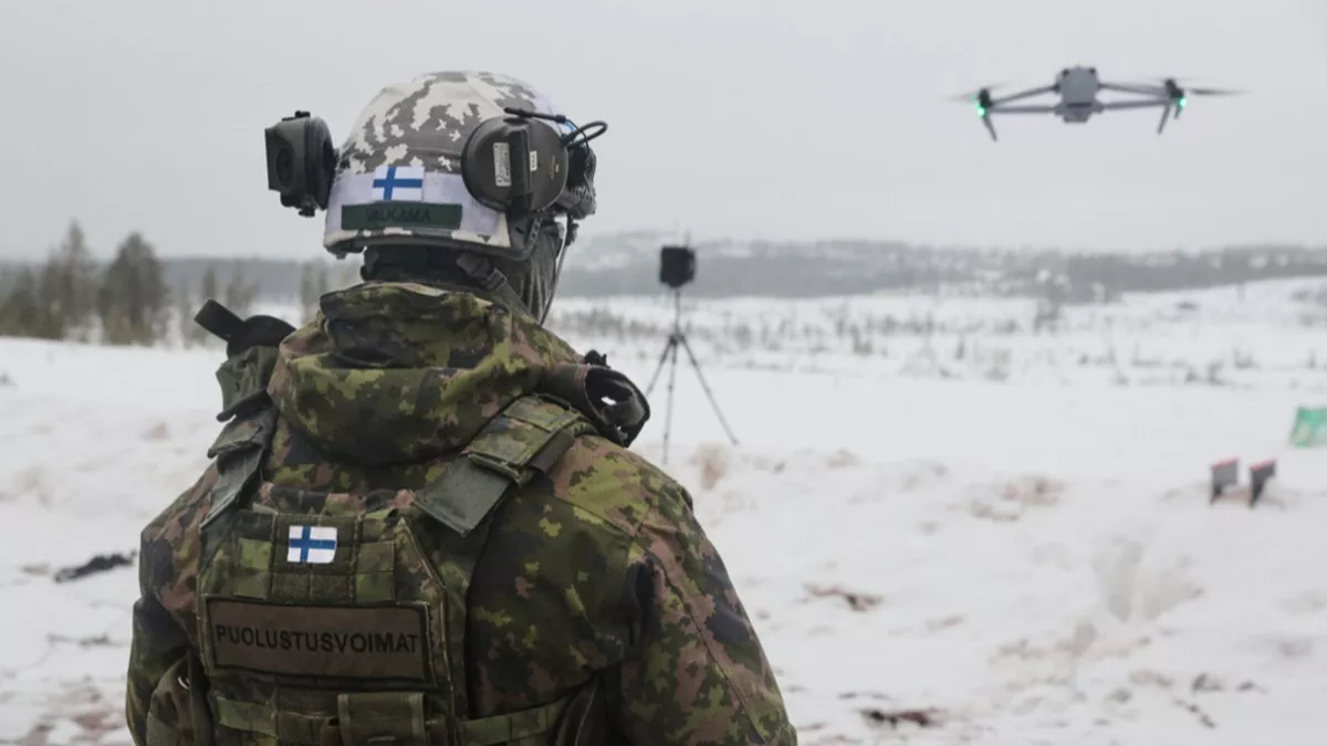 Two unidentified drones crash in Finland, defence ministry says