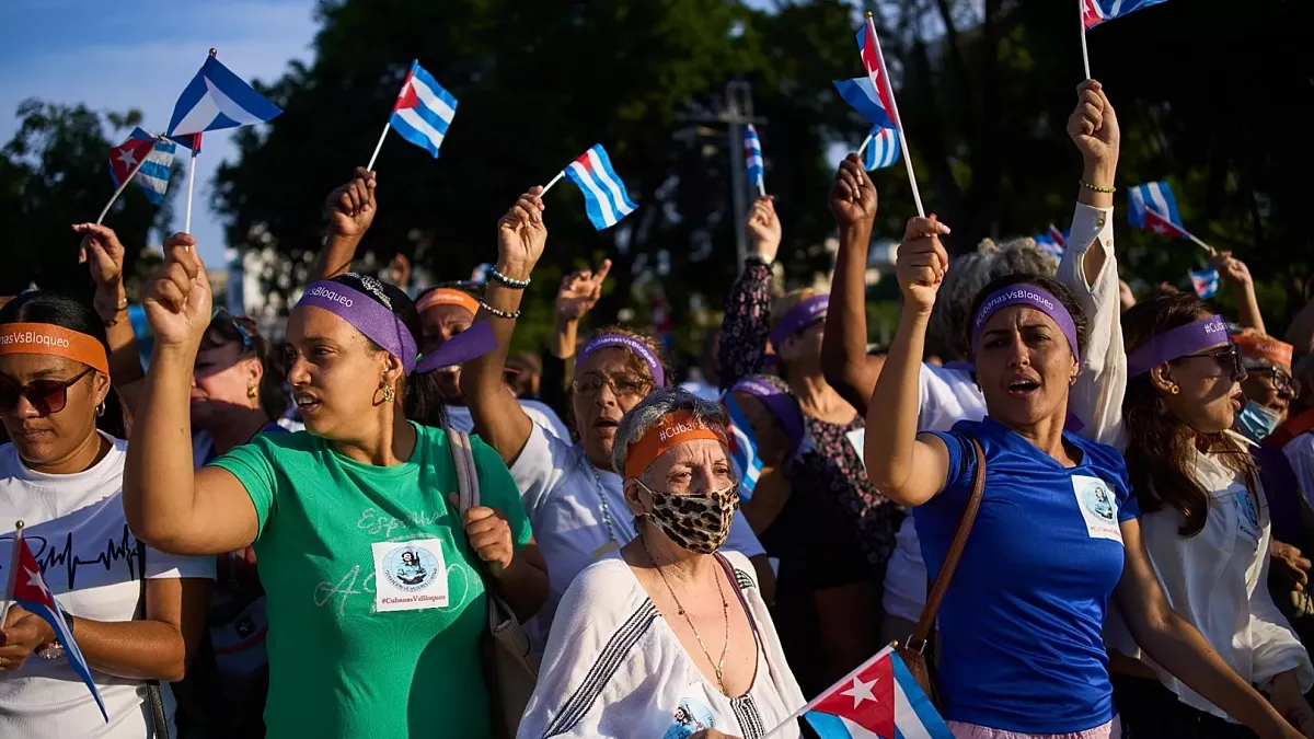 Cuban women rally against US blockade as energy crisis deepens