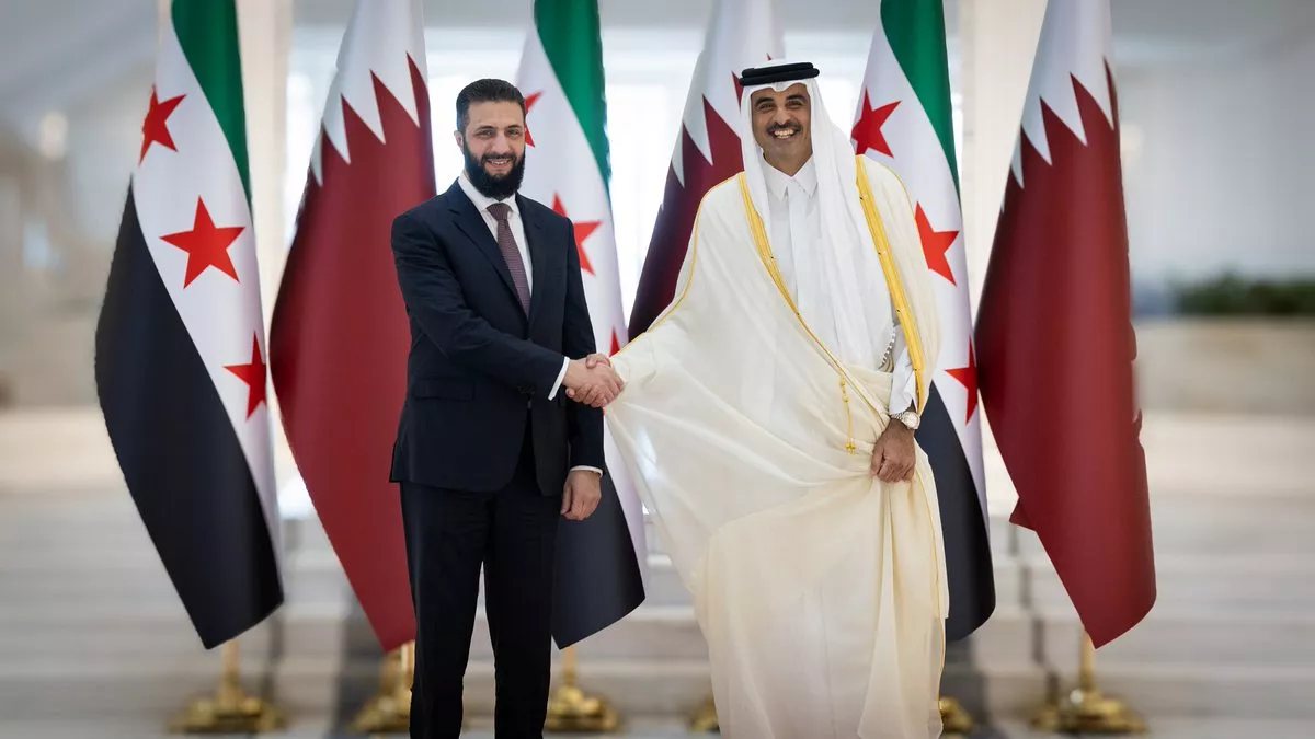 Syria's president arrives in Qatar for talks after Saudi Arabia visit