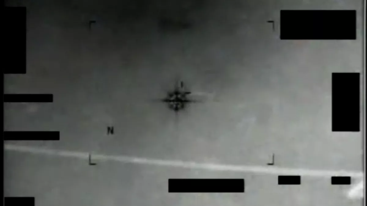 Declassified Pentagon UFO footage shows unexplained aerial phenomena