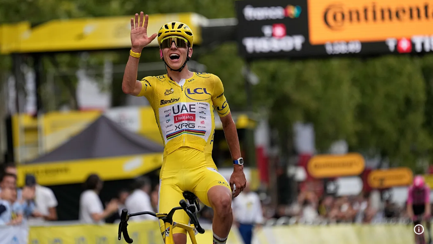 Pogačar wins fifth Tour de France title, joins cycling legends