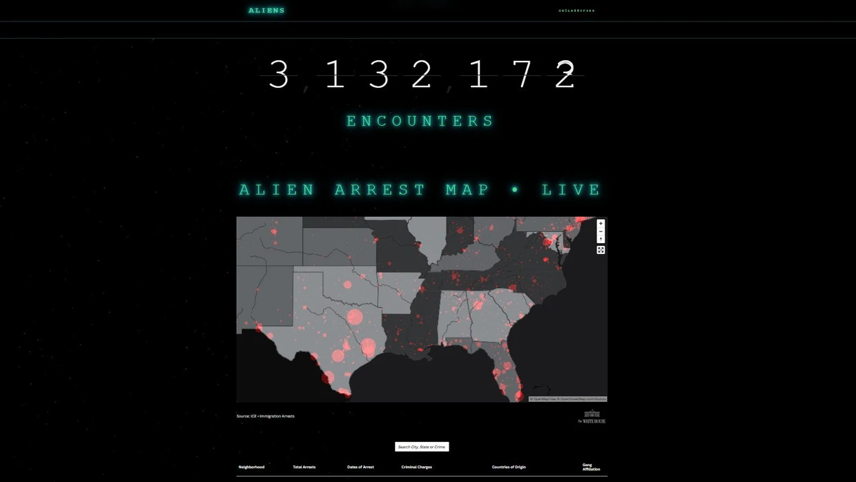 US-Regierung veröffentlicht "Alien"-Website über Migranten